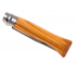 Нож OPINEL №8, нержавеющая сталь, рукоять оливковое дерево
