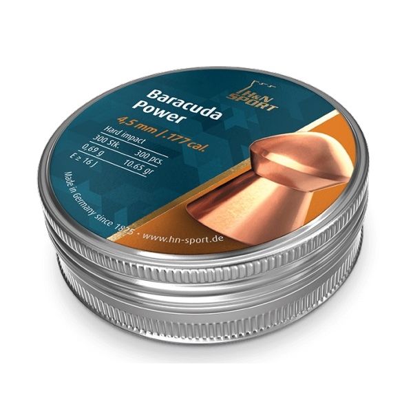 Пули H&N Baracuda Power 4,5 мм, 0,69 грамм, 300 штук